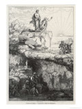 In Plato's "Republic" Socrates Likens Mankind to Prisoners in a Cave Giclee Print by Chevignard 