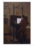 Dr Diocles' Radio Stereoscope Presents 3-D Image of the Subject Giclee Print by G. Dutrier