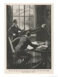 In the Presence of Three Witnesses D D Home Floats out of One Window and Floats in Again Giclee Print by Howard K. Elcock