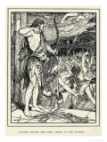 Odysseus Shoots the First Arrow at the Suitors Giclee Print by Henry Justice Ford