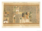 Scene of the Sepulchral Chamber reproduction procédé giclée par E.a. Wallis Budge