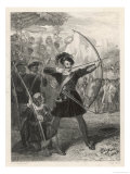King Henry VIII Demonstrating His Prowess as an Archer at the Field of the Cloth of Gold June 1520 Giclee Print by Fox 