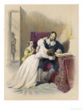 Charles I Bids a Final Farewell to His Children reproduction procédé giclée par Ackermann 
