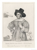 Mary Frith Nicknamed Moll Cutpurse English Pickpocket and Forger Giclee Print by Robert Cooper