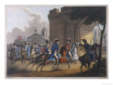 Wellington Rides into Salamanca at the Head of a Regiment of Hussars Giclee Print by Dubourg 