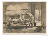 An English Resident's Bedroom, He Relexes While His Feet are Attended To Giclee Print by Captain G.f. Atkinson