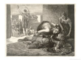 Battle of Marathon Giclee Print by Frederick George Cotman