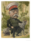 Otto Eduard Leopold Bismarck a Mild Caricature Giclee Print by Amand Brussels