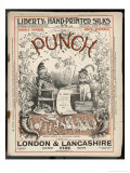 Classic Punch Cover with Mr. Punch and His Dog Toby reproduction procédé giclée par Richard Doyle