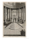 His Throne Made of Ivory Gilded reproduction procédé giclée par Dom Augustin Calmet
