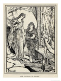The Abduction of Helen of Troy by Paris, The Cause of the War Between Greece and Troy Giclee Print by Henry Justice Ford