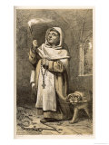 Dominican Monk Reproduction procédé giclée par A. Arnst