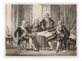 Gustaf III Goes to Aix-La-Chapelle to Confer with French Royals in Exile from the Revolution reproduction procédé giclée par C.a. Dahlstrom