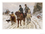 Sir John Moore Retreats to Corunna Giclee-trykk av R. Beavis Sir John Moore Retreats to Corunna Giclee-trykk av R. Beavis