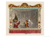 Judy Beats Punch Lámina giclée por George Cruikshank Judy Beats Punch Lámina giclée por George Cruikshank