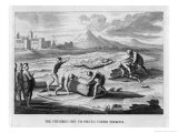 The Crushing One to Pieces Under Thorns Giclee Print by Dom Augustin Calmet
