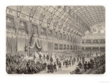 The Closing Ceremony of the Paris Exposition of 1855 Giclee-trykk av Ph Benoist