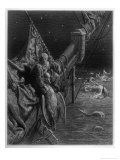 Mariner Watersnakes Giclee Print by Gustave Doré