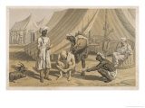 British Soldier Bathing in a Camp Giclee Print by Captain G.f. Atkinson