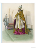 Pope Gregorius I Pope from 590, 604 Also Known as St. Gregorius the Great Giclee-trykk av Bourdet Pope Gregorius I Pope from 590, 604 Also Known as St. Gregorius the Great Giclee-trykk av Bourdet