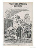 The Time Machine the Time Traveller Arrives Giclee Print by Frank R. Paul