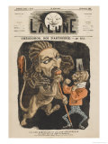 Theodor Kassa Emperor of Ethiopia after Initial Reforms He Went Mad Provoking the British Giclee Print by André Gill