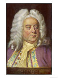 George Frederic Handel German-English Musician Giclee Print by Eichhorn 