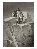 Exiled on Saint Helena He Chooses a Picturesque Rock on Which to Meditate on the Past Lámina giclée por Paul Hippolyte Delaroche Exiled on Saint Helena He Chooses a Picturesque Rock on Which to Meditate on the Past Lámina giclée por Paul Hippolyte Delaroche