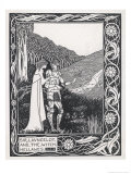 Sir Lancelot and the Witch Hellawes Giclée-Druck von Aubrey Beardsley
