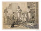 The Judge's Wife Watches Over the Housekeeping Giclee Print by Captain G.f. Atkinson