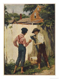 Tom and Joe Tell Their Adventures Giclee Print by Worth Brehm