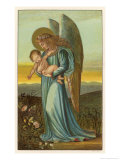 Guardian Angel Walks with a Child in Its Arms Giclee-trykk av Eleanor Vere Boyle Guardian Angel Walks with a Child in Its Arms Giclee-trykk av Eleanor Vere Boyle