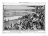 The Marathon Dorando of Italy Finishes First But is Disqualified Giclee Print by Samuel Begg