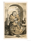 Monachus Benedictinus a Satirical Drawing Done at a Time When England Feared a Papal Invasion Giclee Print by A. Arnst