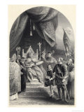 King John Pressured by the Barons and Threatened with Insurrection Giclee Print by W. French