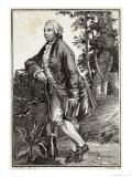 David Hume Scottish Historian and Philosopher Giclee-trykk av Gianbattista Bosio