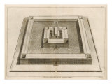 The Temple of Solomon reproduction procédé giclée par Dom Augustin Calmet