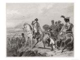 Napoleon I at the Battle of Wagram 7 July 1809 Giclee Print by Audibran 