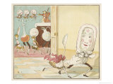 And the Dish Ran Away with the Spoon Giclee Print by Randolph Caldecott