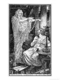 The Greek Stoic Philosopher Athenodorus (Died 7 Ad) Rents a Haunted House Giclee Print by Henry Justice Ford