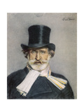 Giovanni Boldini - Giuseppe Verdi Italian Composer - Giclee Baskı
