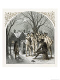 The Traditional Wassailing of the Fruit Trees on Twelfth Day Eve Giclee Print by Birket Foster