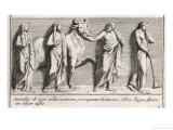 Priests and Sacrificial Bull at the Funeral of Patroclus Giclee Print by Pietro Santi Bartoli