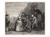 Arrested for Debt While Going to Court Reproduction procédé giclée par Henry Adlard