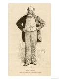 Anthony Trollope English Novelist Giclee Print by R. Birch