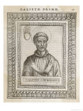 Pope Callistus I Pope and Saint reproduction procédé giclée par Cavallieri 