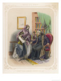An Orphan Girl is Brought to the Village Priest in Hopes the Church Will Look after Her Giclee Print by Compte-calix 