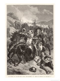 Battle of Naseby, Charles I in Action Giclee-trykk av Emile Bayard Battle of Naseby, Charles I in Action Giclee-trykk av Emile Bayard