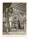 Charlemagne is Crowned Emperor at Rome by Pope Leo III Giclee-trykk av Joseph Blanc Charlemagne is Crowned Emperor at Rome by Pope Leo III Giclee-trykk av Joseph Blanc