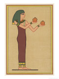 The Provider of Food for the Living and the Dead, She Holds Two Pots to Prove It reproduction procédé giclée par E.a. Wallis Budge